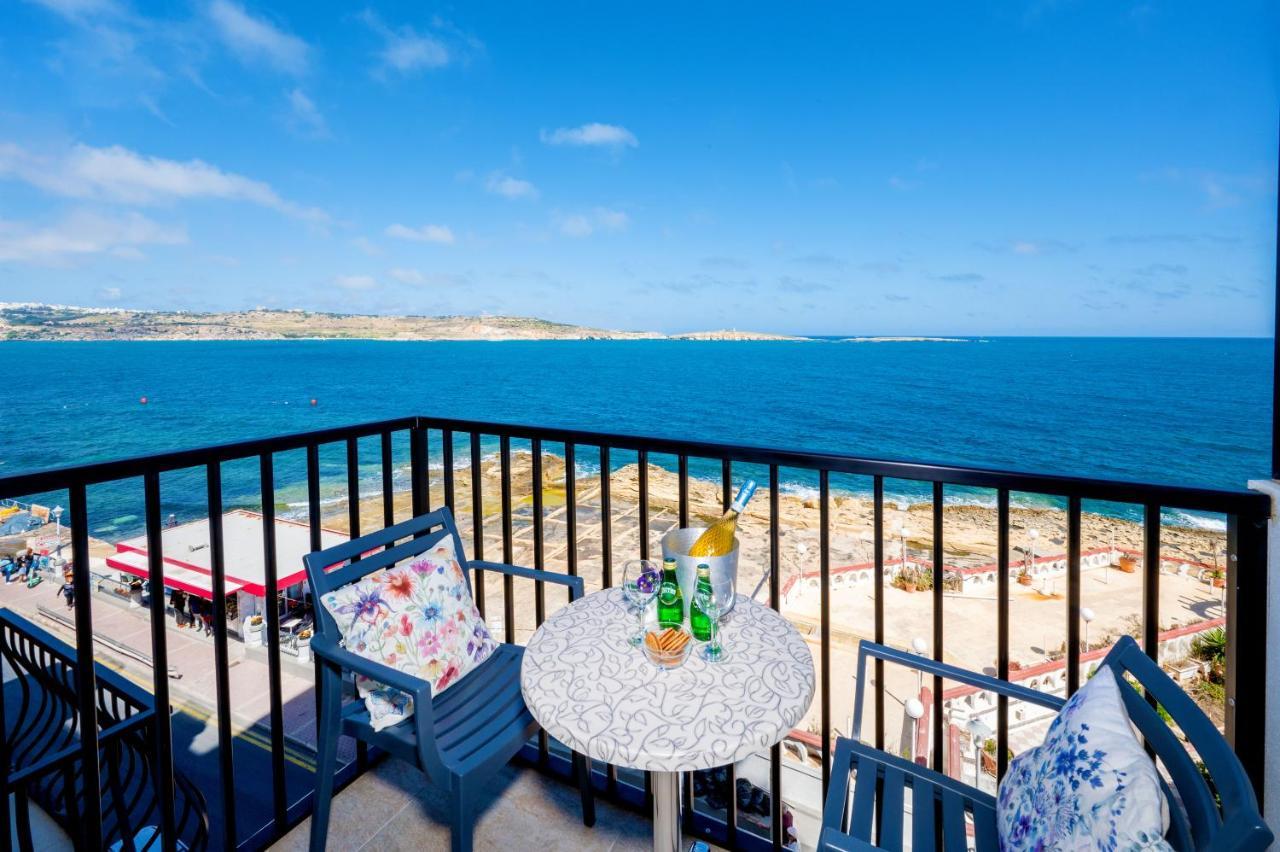 Islet Promenade Seafront Family Apartment With 2 Balconies By Getawaysmalta St. Paul's Bay Dış mekan fotoğraf