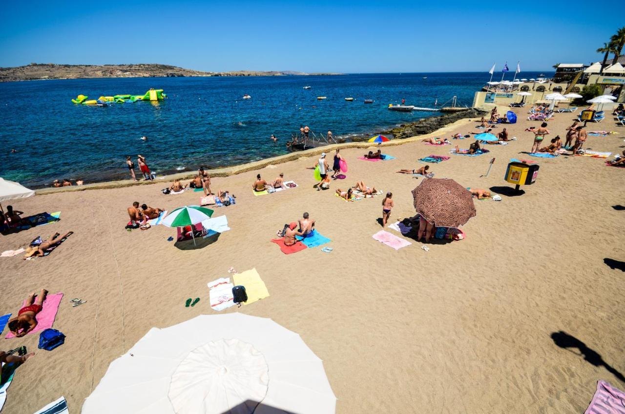 Islet Promenade Seafront Family Apartment With 2 Balconies By Getawaysmalta St. Paul's Bay Dış mekan fotoğraf