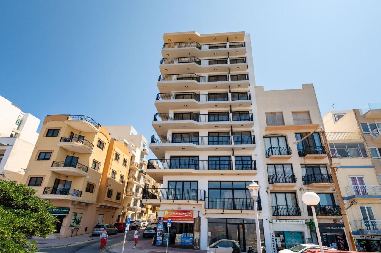 Islet Promenade Seafront Family Apartment With 2 Balconies By Getawaysmalta St. Paul's Bay Dış mekan fotoğraf